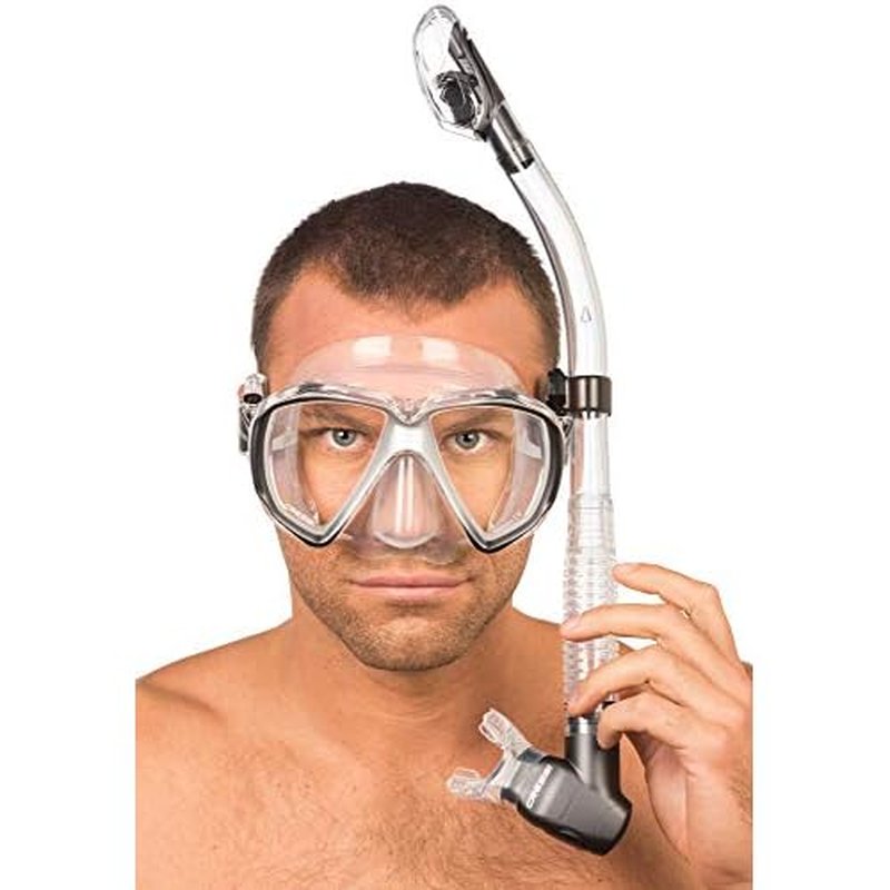 Cressi Perfect View Scuba Diving, Snorkeling Mask in Pure Comfortable Silicone - Liberty Duo: Designed in Italy