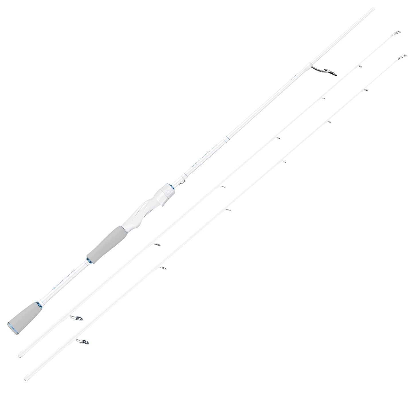KastKing Centron Lite Twin Tip Rods, IM6 Graphite Blanks, Twin Tip Rods, Stainless Steel Guides with Ceramic Rings, Split or Full Rear EVA Handle Design, Drop Shot Hook Keeper