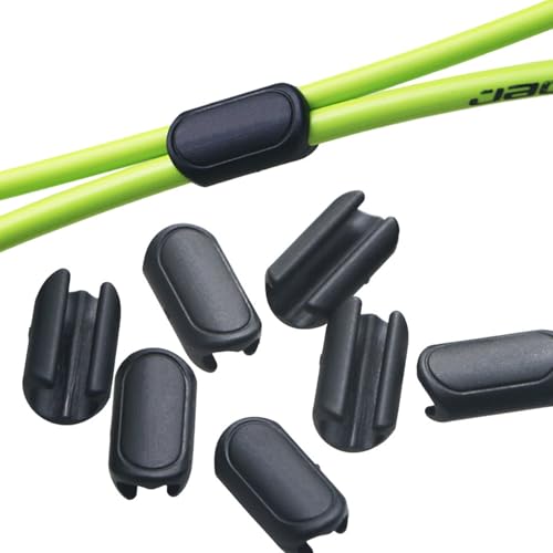 8 Pcs Road Bike Cable Clips, Bike Brake Shifter Cable Housing Guide Clips Bicycles Brake Cable Fixed Clips Frame Buckle for Bike, Black
