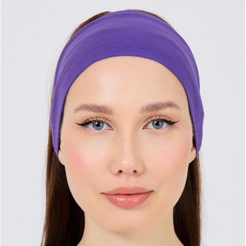 Sweatbands for Men and Women- Unisex Sweat Bands Headbands for Men-Workout Headbands- Head Bands Mens- Running, Sports, Football, Triathlons, Construction, Yoga, Gym