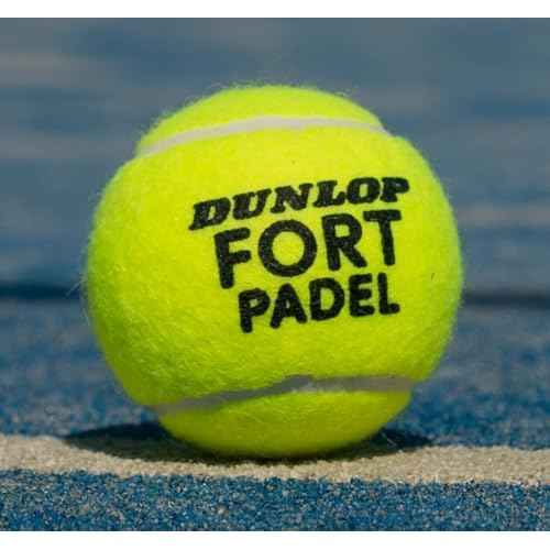 DUNLOP Fort Padel - FIP Approved Padel Balls for Tournament Matches (1x3 Can)