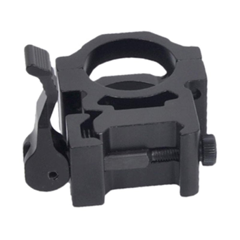 Calitte 25mm Quick Release Torch Fixed Holder Flashlight Mount Clamp with Stainless Steel Screws