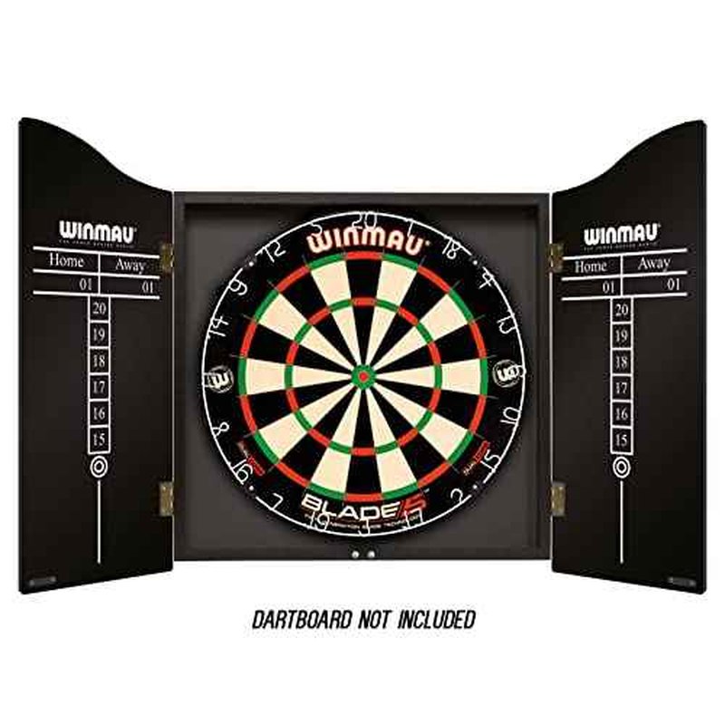 WINMAU W Roundel Logo Design Deluxe Dartboard Cabinet