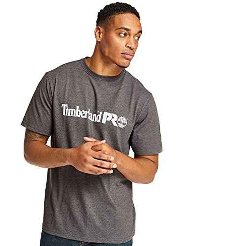 Timberland PRO Men's Base Plate Short Sleeve T-Shirt with Chest Logo