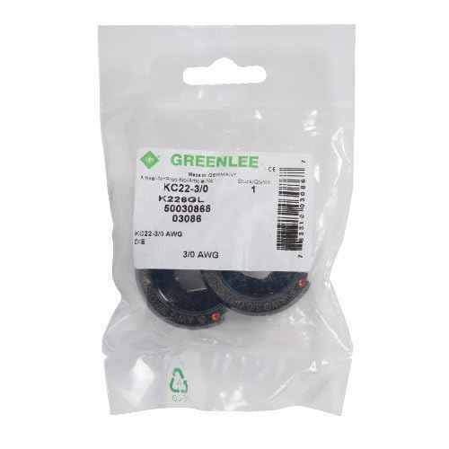 Greenlee KC22-3/0 DIE, 3/0 AWG (KC22), Orange