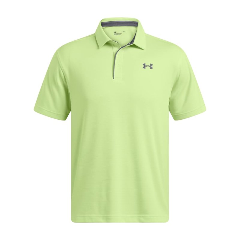 Under Armour Men's Tech Golf Polo, (304) Morph Green / / Pitch Gray, Medium