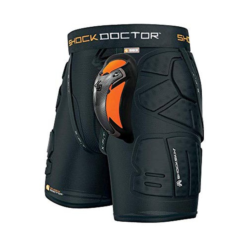 Shock Doctor Men's Impact Shorts with Carbon Cup