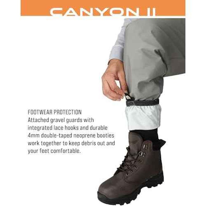 FROGG TOGGS Canyon II Breathable Waterproof Stockingfoot Fishing Chest Wader for Fishing