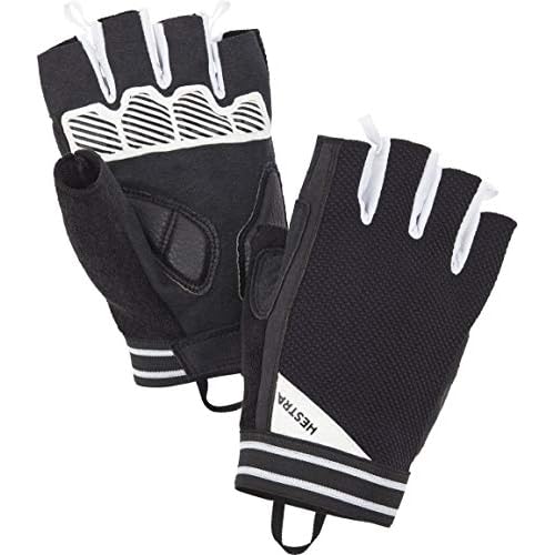 HESTRA Guard Short Breathable Protective Bike Glove for Men/Women | 5-Fingerless Shock Absorbing Lightweight Cycling Glove for Road Bikers, Mountain Bikers, or Trail Riders
