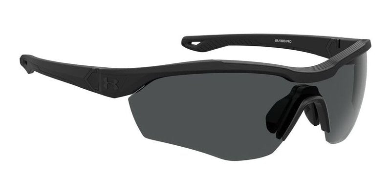 Under ArmourUA Yard Pro Sunglasses, Matte Black Frame w/ Gray Lenses 1381109