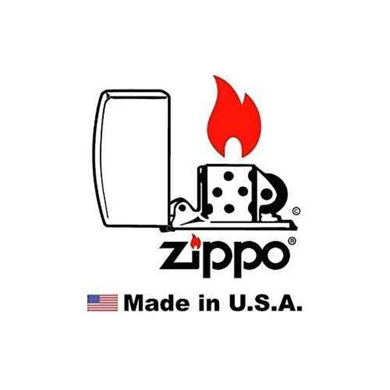 Zippo Lighter- Pit Bull Dog Black Matte Windproof Lighter #Z5100