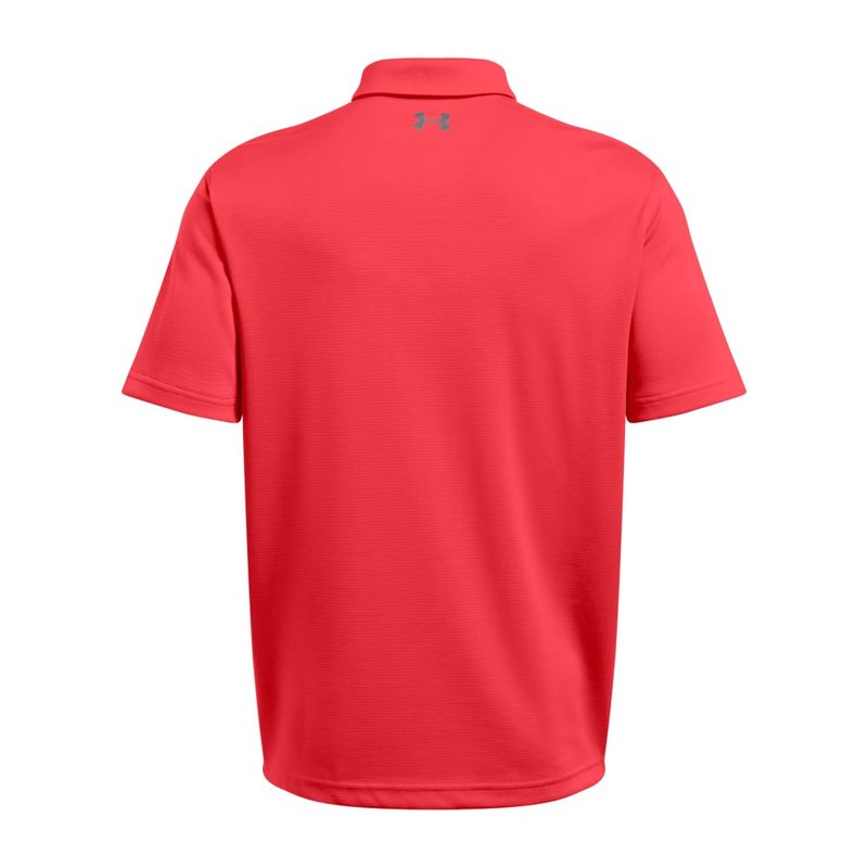 Under Armour Men's Tech Golf Polo, (713) Racer Red / / Pitch Gray, Small
