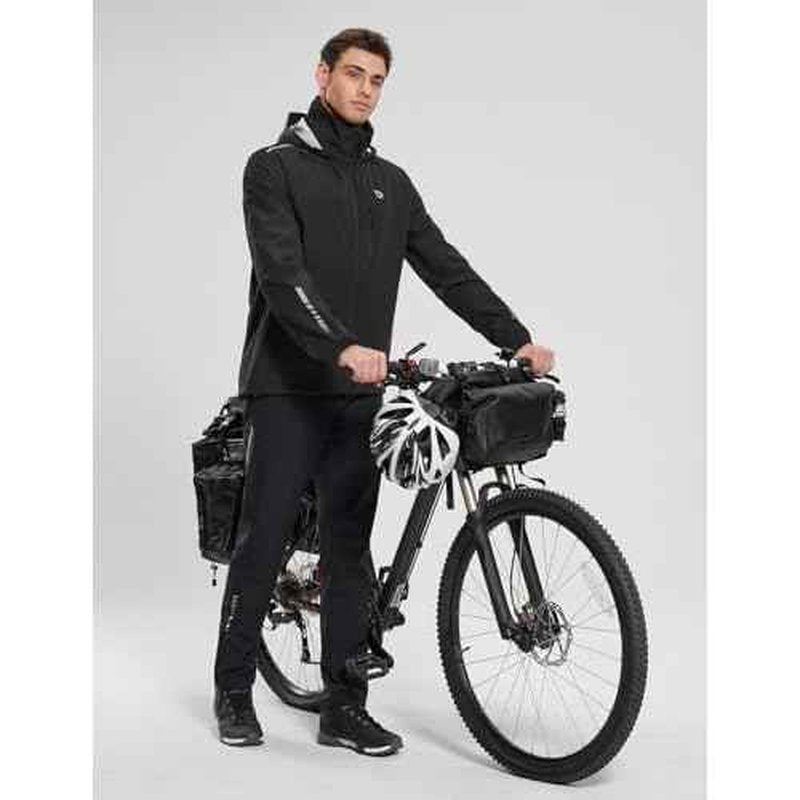 baleaf Men's Winter Cycling Running Pant Water Resistant Fleece Mountain Bike Pants Cold Weather Gear Windproof