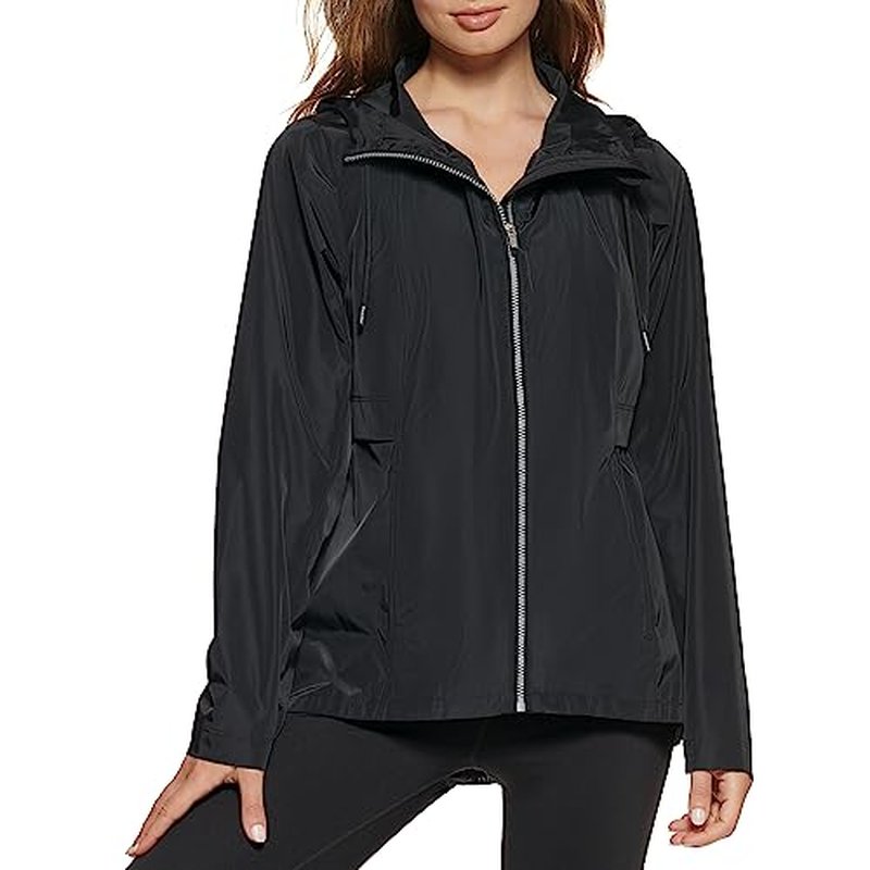Calvin Klein womens Hooded Windbreaker