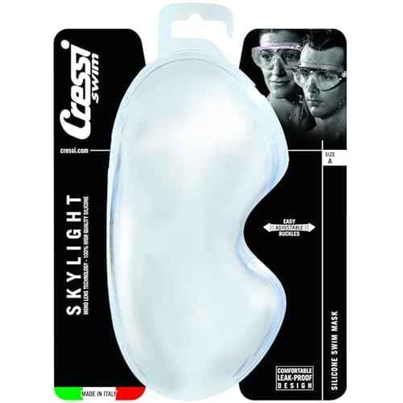 Cressi Adult Wide View Silicone Anti-UV Swimming Mask Skylight: Created in Italy