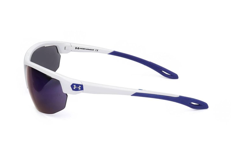 Under Armour Men's UA 0002/G/S Special Shape Sunglasses, White Blue/Blue Multi, 71mm, 9mm