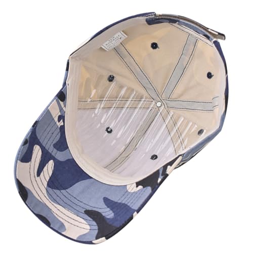 Camo Baseball Cap for Men Women Adjustable Cotton Army Military Hat Dad Hats for Hunting Fishing Outdoor Sport