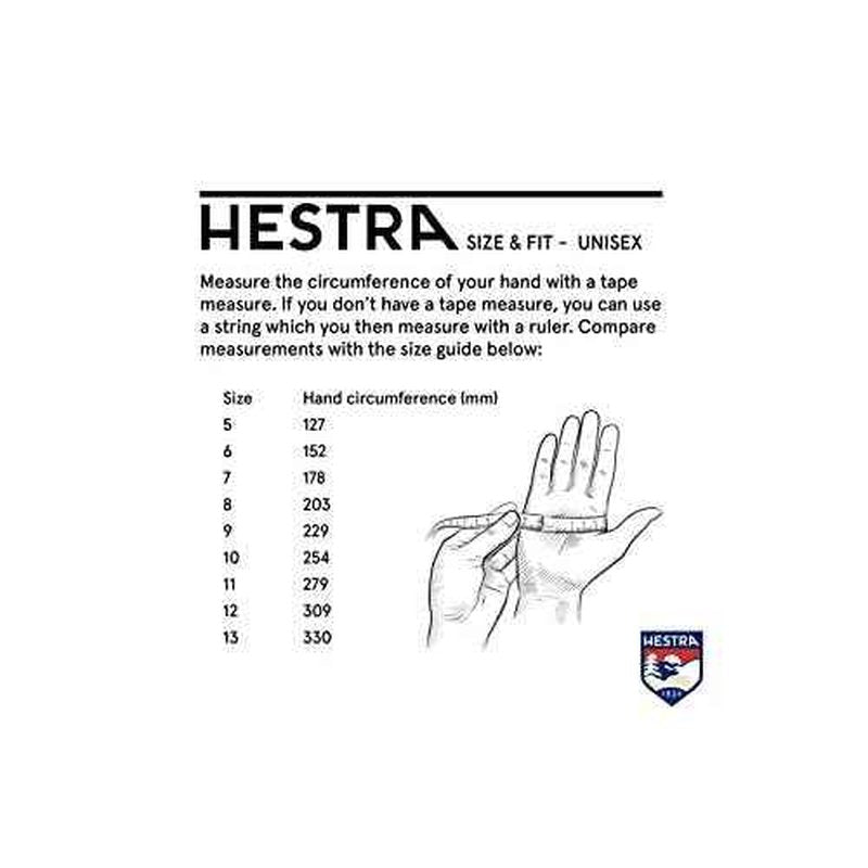 Hestra Windstopper Tour Glove - Fleece Glove for Cross Country Skiing and Ski Touring