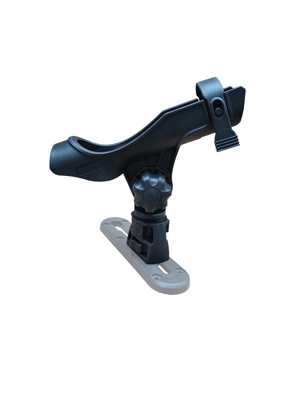 Brocraft Fishing Rod Holder with Kayak Track Mount | Baitcaster & Spinning Reel Rod Holder for Boat, Kayak & Track Systems