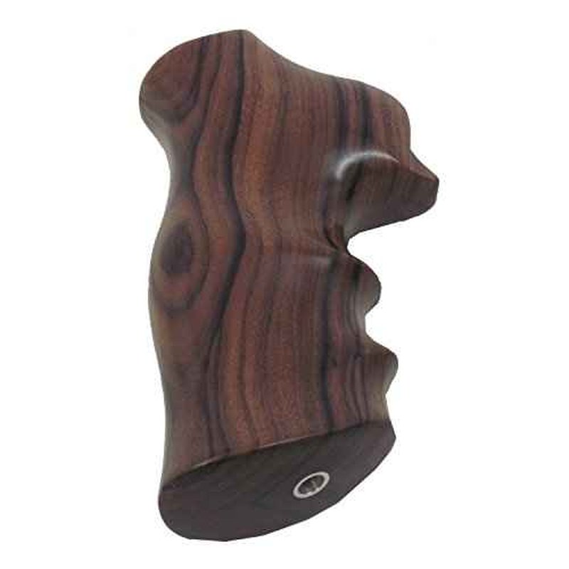 Hogue Wooden Smooth Grip with Finger Grooves for GP100/Super Redhawk, Pau Ferro - 80300