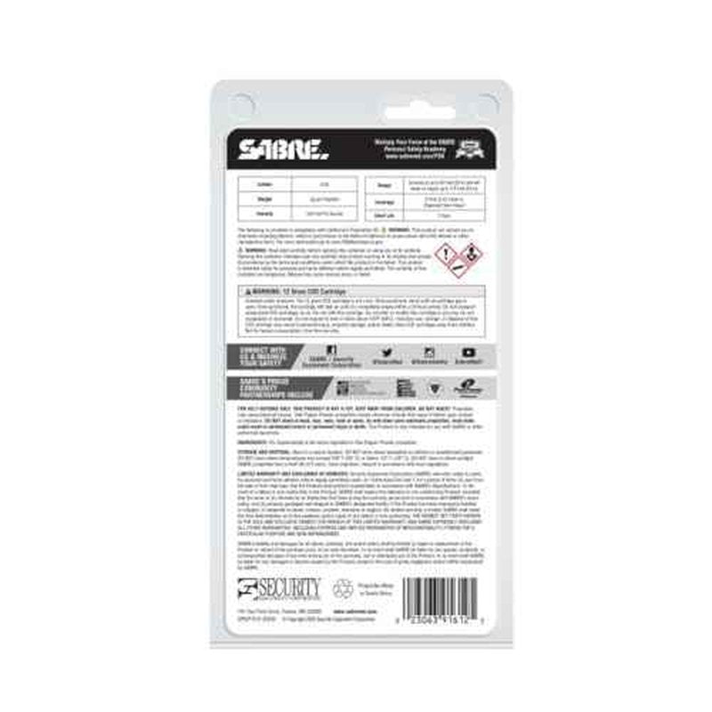 SABRE Home Defense Pepper Projectile Launcher Refill Kit 14 Red Pepper Powder Projectiles and 2 CO2 Cartridges