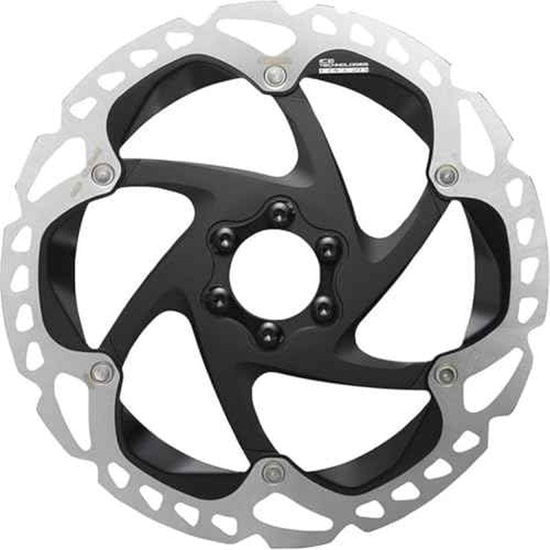 SHIMANO RT-MT905 M 180mm ROTOR 180mm 6-BOLT TYPE SILVER/BLACK
