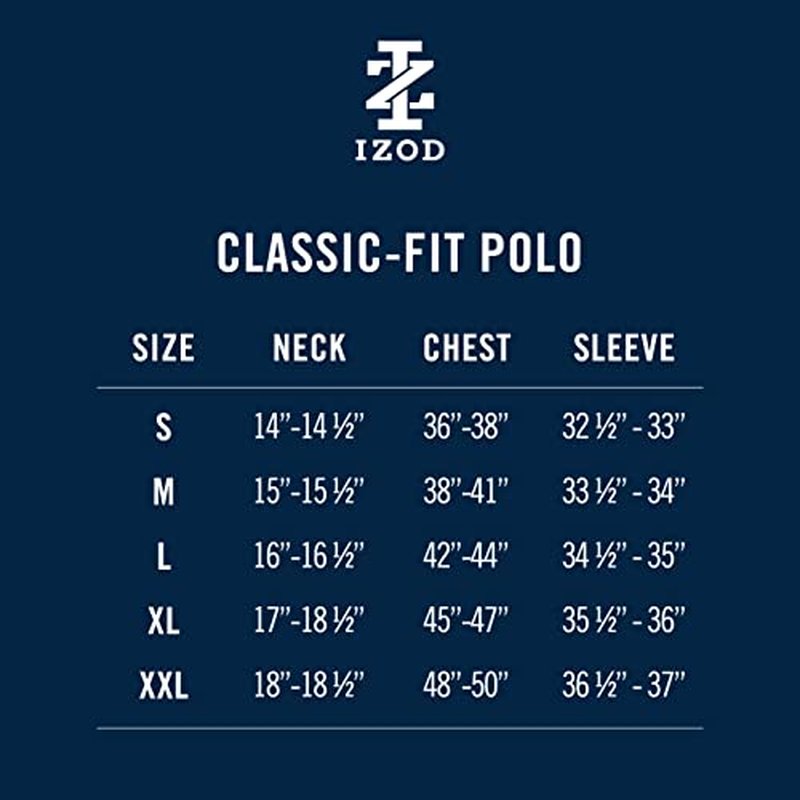 IZOD Men's Advantage Performance Short Sleeve Stripe Polo Shirt