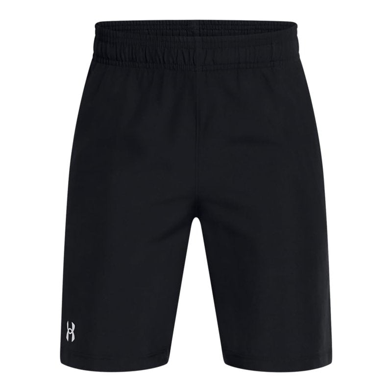 Under Armour Boys Performance Woven Shorts, (002) Black / / White, Large