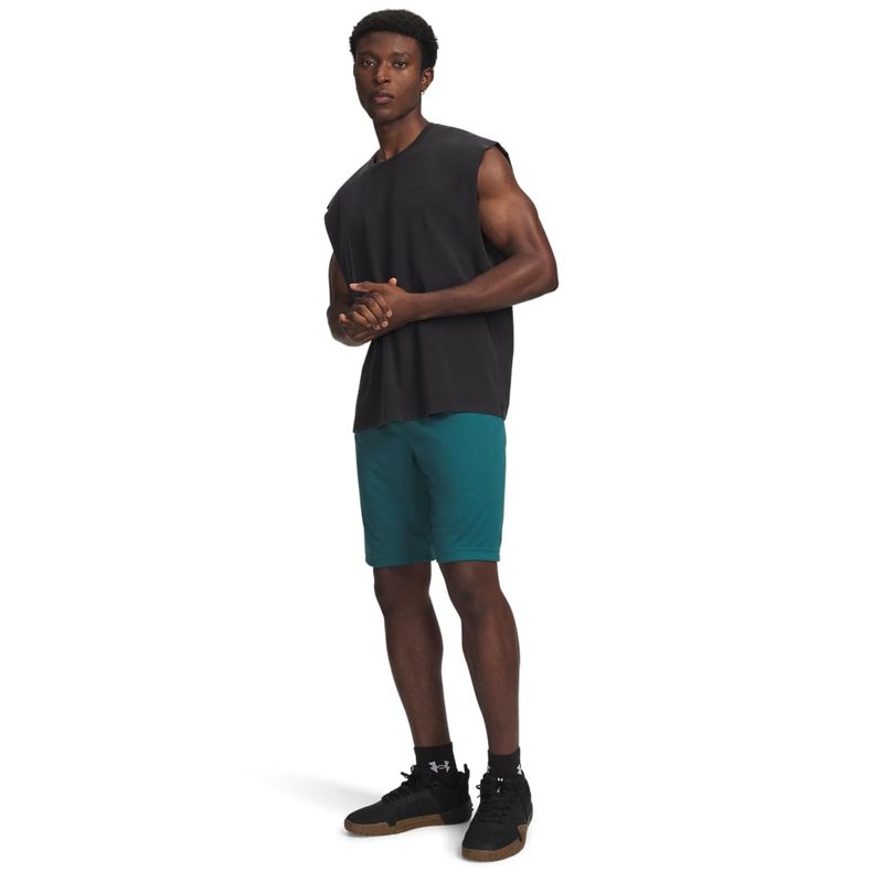 Under Armour Men's Tech Graphic 10" Shorts, (338) Rack Green / / Black, X-Large