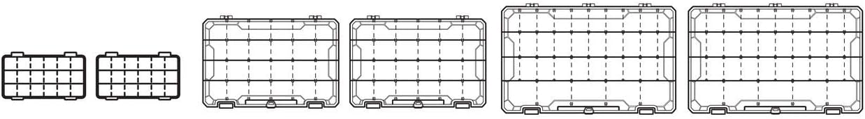 Flambeau Outdoors T5PW "IKE" Tackle Box - Fishing Organizer with Tuff Tainer Boxes & Zerust Anti-Corrosion | Translucent Red/Gray