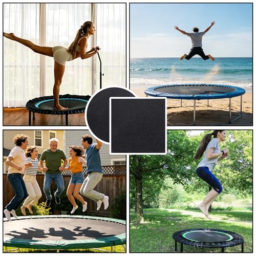 Xerteam Trampoline Patch Repair Kit - Heavy-Duty Self-Adhesive Mats Patches for Tears & Holes