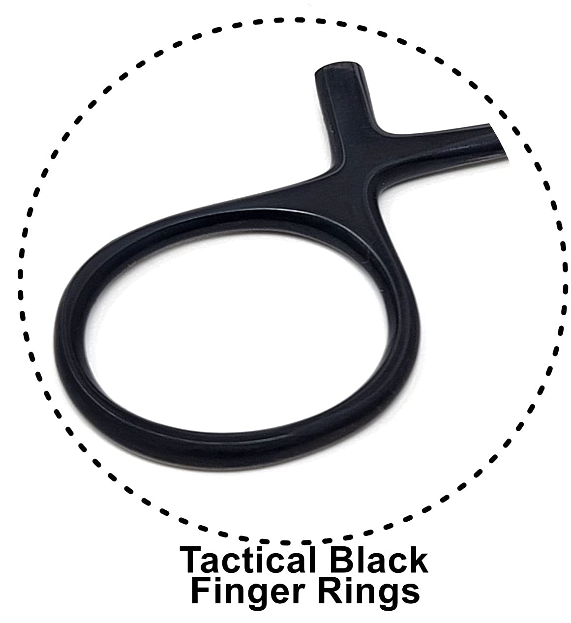 Hemostat Locking Forceps 5" Curved with Full Serrated Jaws Ideal for Clamping, Fishing, Firefighters Nurses Doctors + More (Tactical Black)