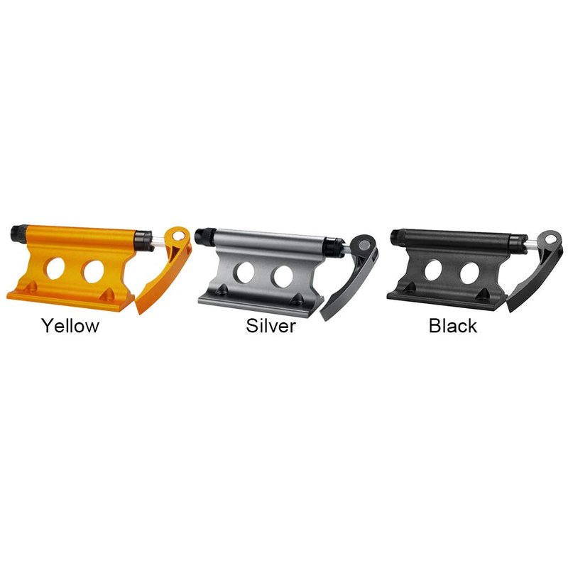 Bike Block Fork Mount, Quick Release Fork Mount Truck Bed Bicycle Carrier Portable, Aluminum Alloy Bicycle Front Fork Fixed Clip Luggage Rack for Truck/Trailer/Bikes