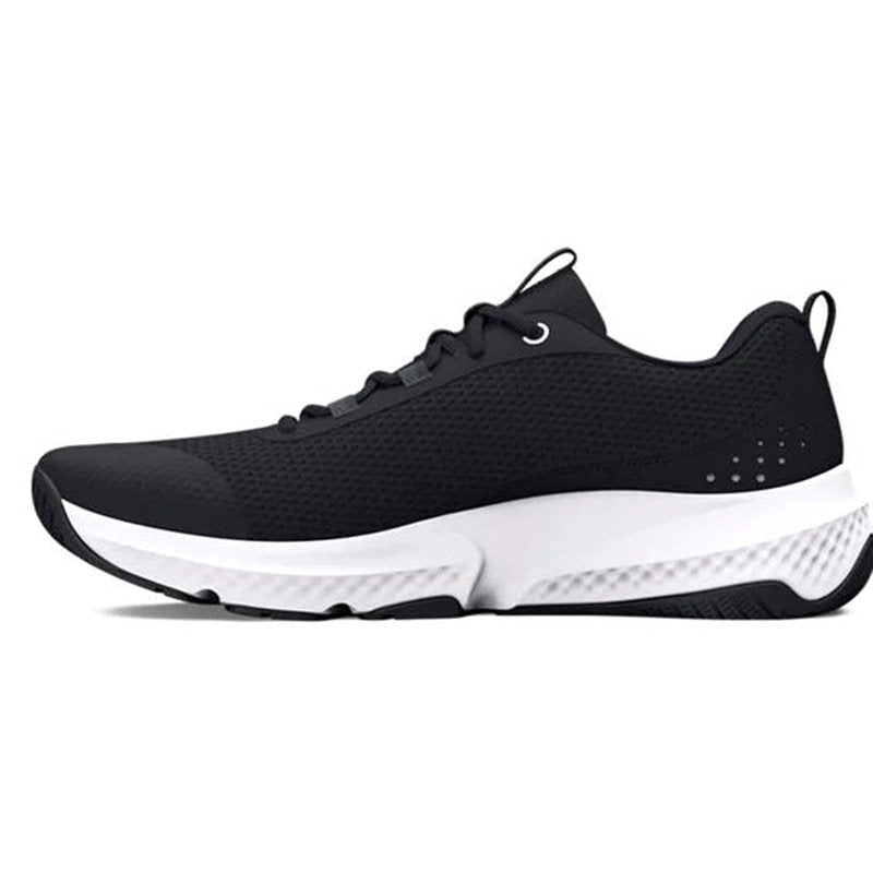 Under Armour Women's Dynamic Select, (001) Black/White/Black, 12, US