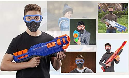 Tactical Nerf Rival Mask - Compatible with Apollo, Zeus, Khaos | Durable Design for Enhanced Play