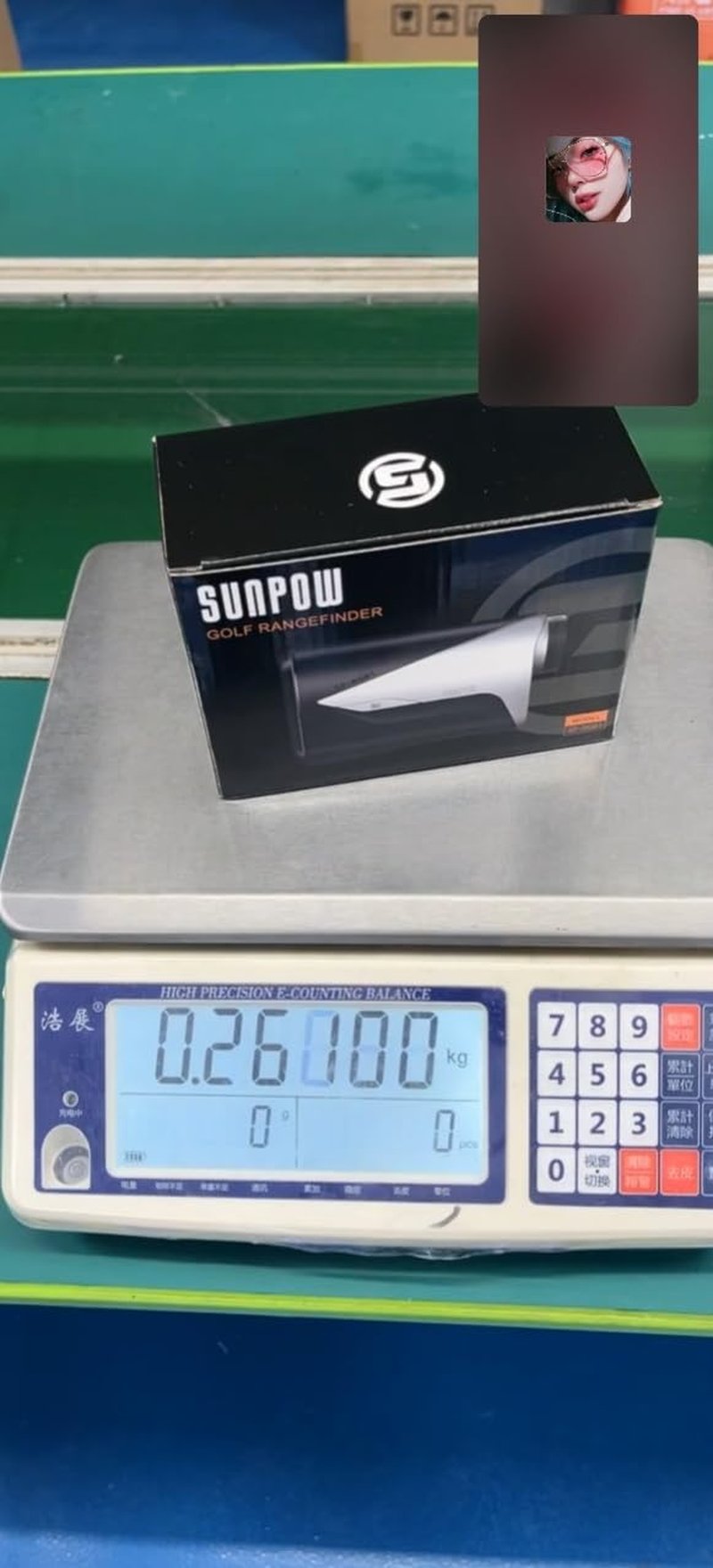 SUNPOW Golf Rangefinder with Slope -1000 Yards Range Finder with Flag Pole Locking Vibration-7X Magnification Rechargeable Golf Range Finders for Hunting