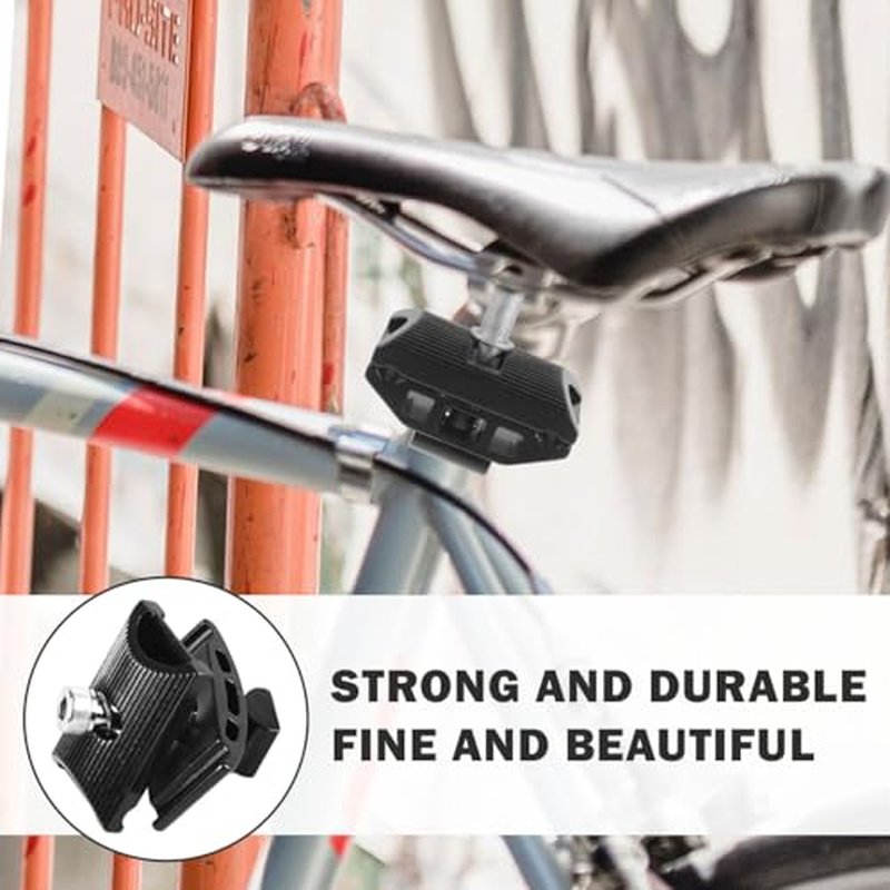Bicycle Seatpost Head Aluminum Alloy Bicycle Seatpost Clamp Head Seatpost Clamp Parts Post Head Saddle Pipe Head for Mountain Bike Cycling (Black)