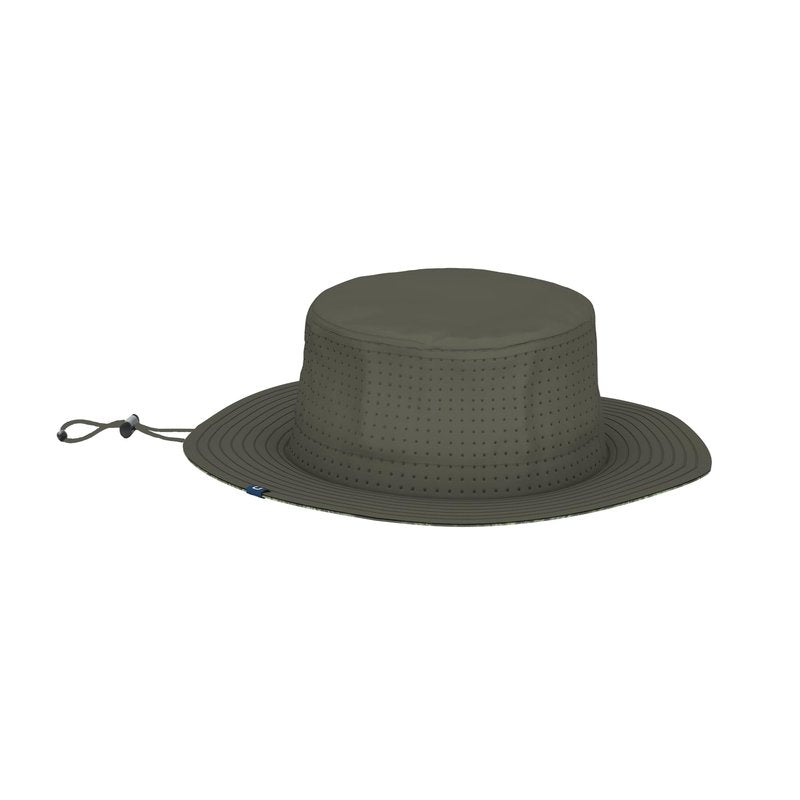 HUK Mens Performance Bucket Hat, Anti-Glare Fishing Hat for Men, Aqua Dye - Moss, One Size