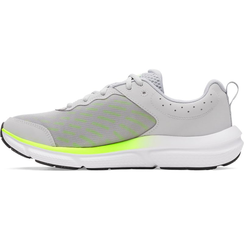 Under Armour Men's Charged Assert 10, (013) Mod Gray/High Vis Yellow/Black, 8.5, US