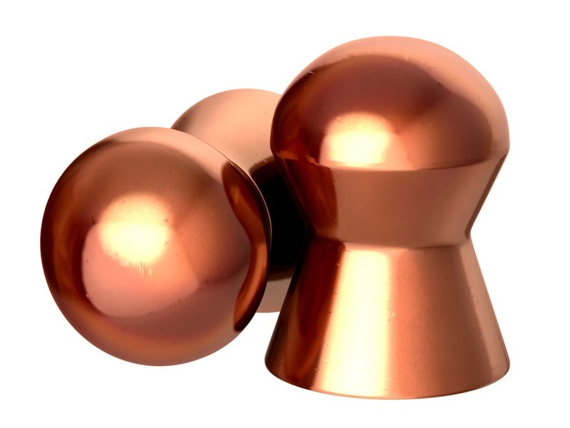 H&N Field Target Trophy Power Copper-Plated.177 Cal, 8.80 Grains, Round Nose, 300ct