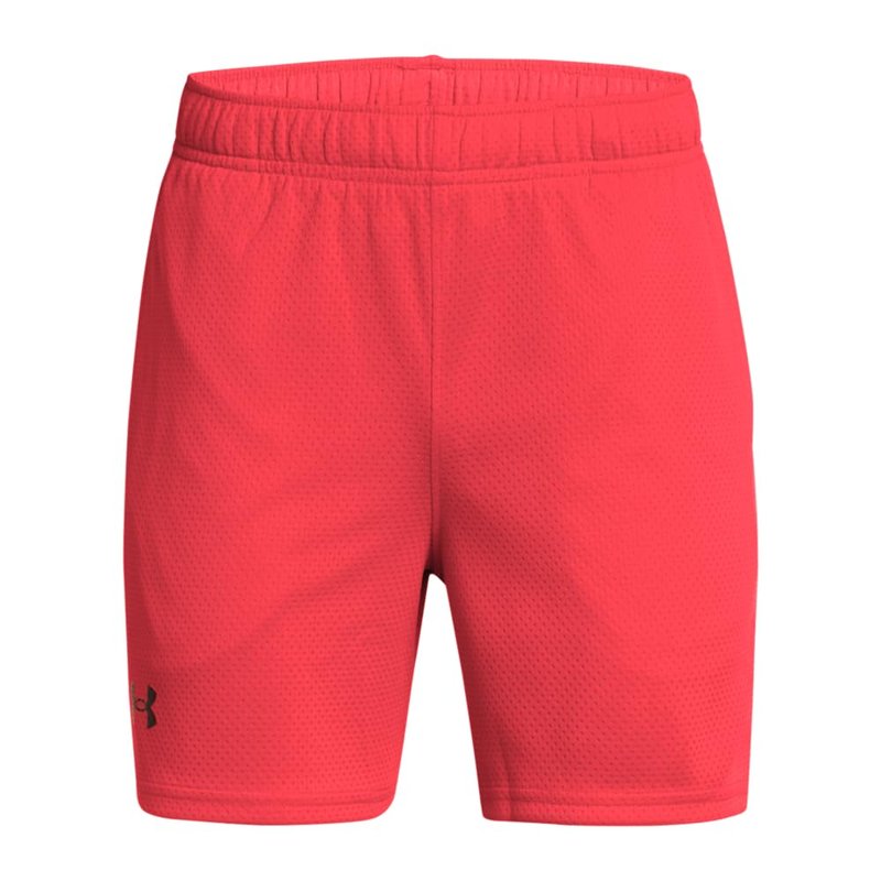 Under Armour Boys Tech Mesh Shorts, (713) Racer Red / / Black, Small