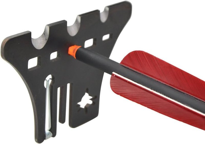 SHARROW 5-in-1 Archery Arrow Nock Puller & Fletching Tool | Durable Installation Blade
