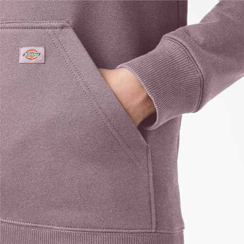 Dickies womens Heavyweight Wordmark Fleece Pullover