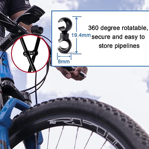 Universal Bicycle Brake Cables Housing Kit, MTB Gear Shifter Derailleur Cable End Caps for Mountain Road Bike Repair