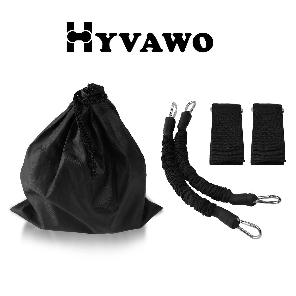 HYVAWO Strength Legs Resistance Bands with Ankle Straps Speed Agility Training for Running Taekwondo Skating Fitness Exercise