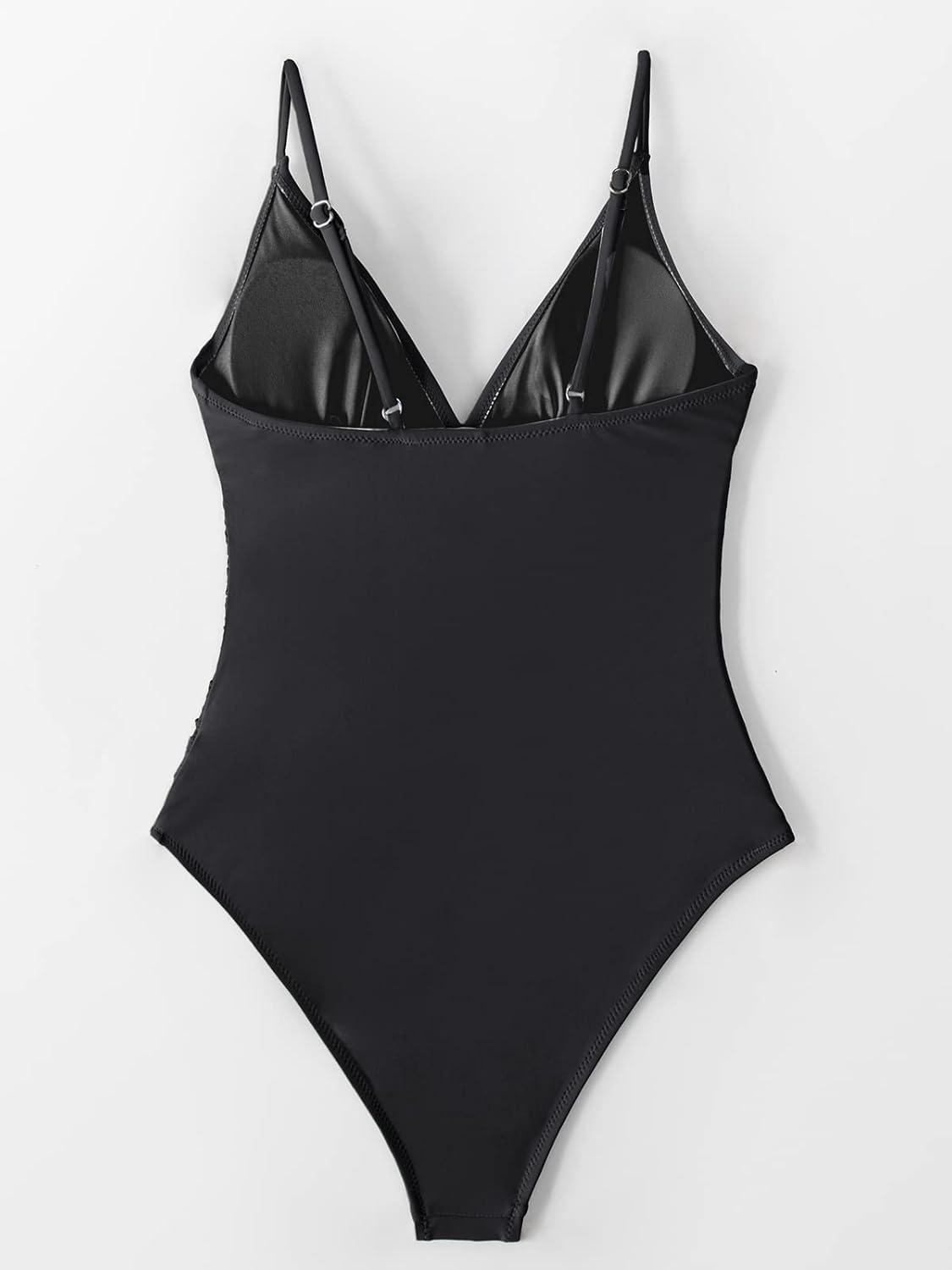 CUPSHE Women's One-Piece Swimsuit - Tummy Control V-Neck Design for Flattering Fit