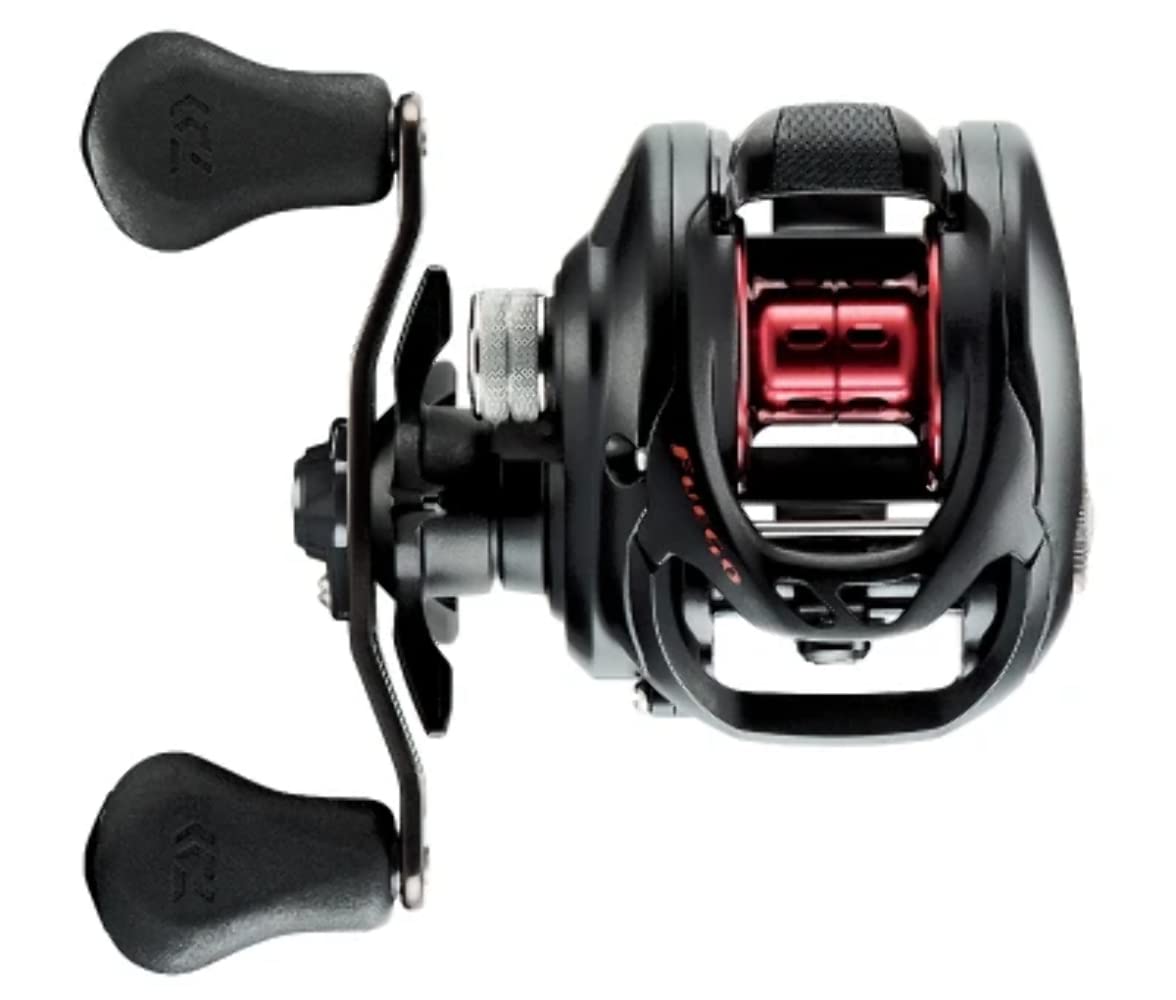 Daiwa Fuego CT Low Profile Baitcasting Reel – Aluminum CT Frame, Air Rotation System & Magforce Braking, Left/Right Hand Options
