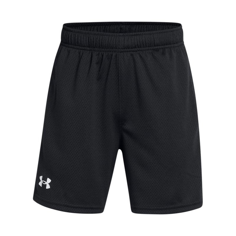 Under Armour Boys Tech Mesh Shorts, (001) Black / / White, X-Small