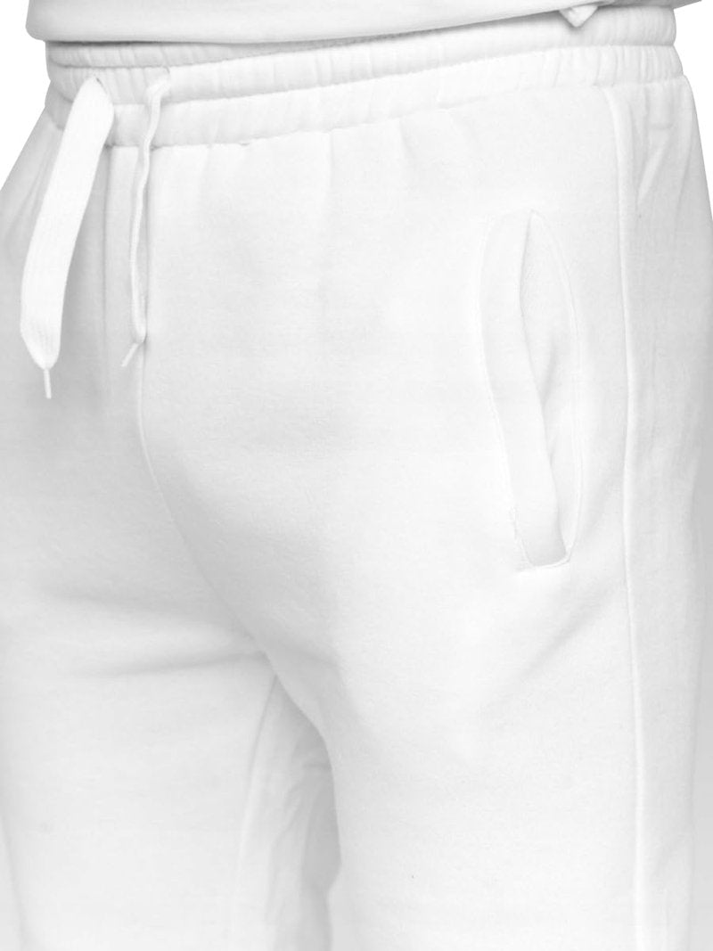 Mlgaril Men's Sweatpants Workout Joggers Gym Pants for Men Casual Lounge Track Pants with Pockets, White L