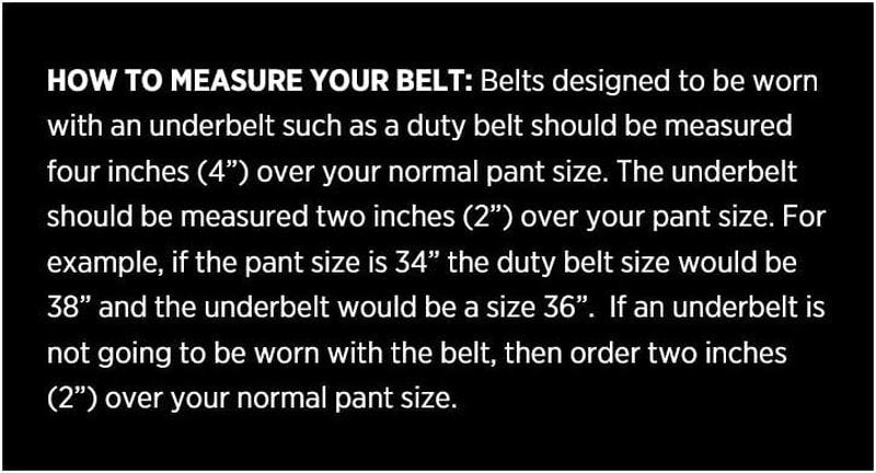 Bianchi Leather Duty Belt - Durable 2.25'' (58 MM) Fit for Comfort and Security